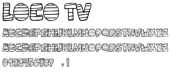 loco tv font